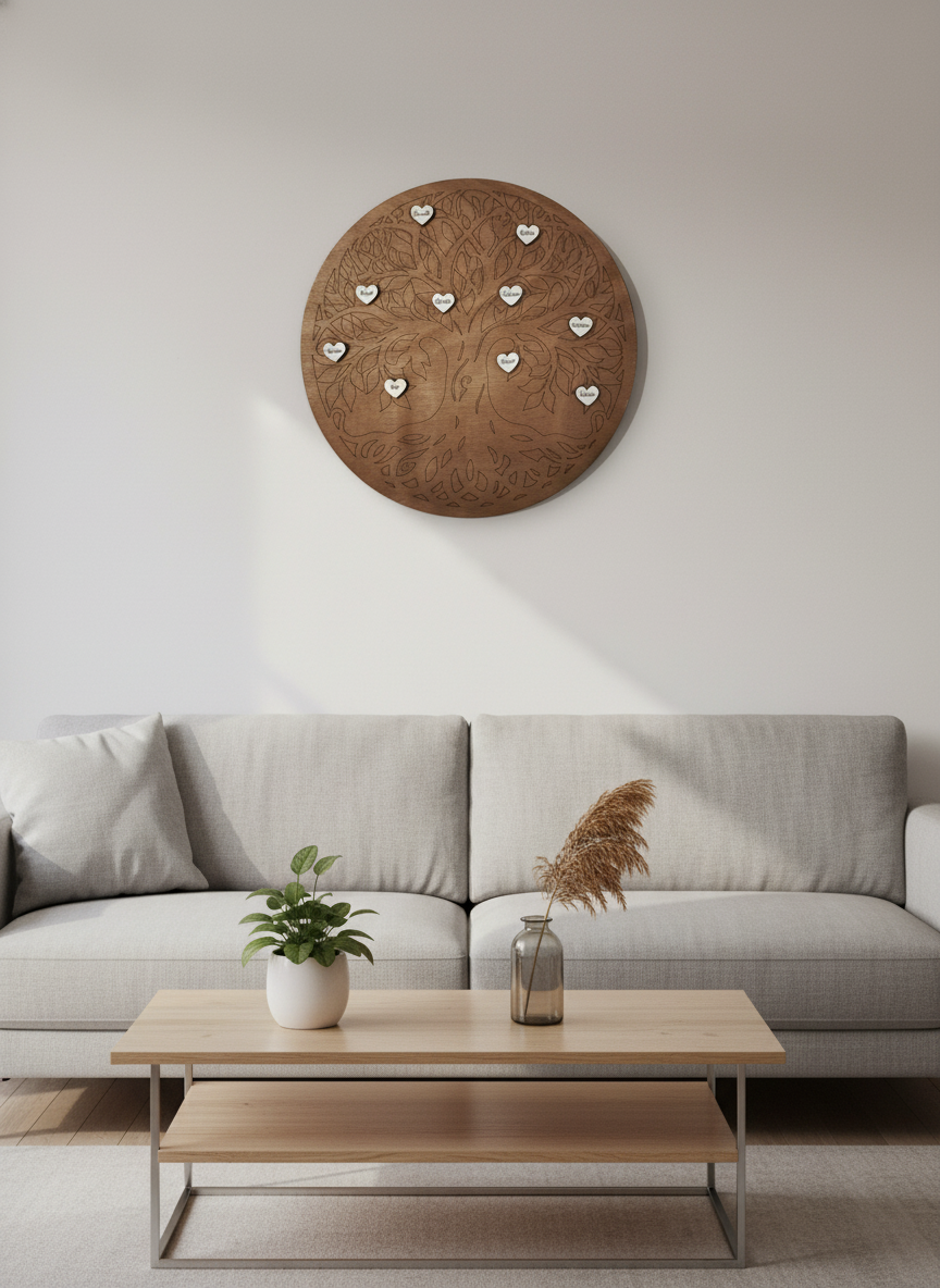 Arbre de Vie Essentiel — Une création en bois personnalisée
